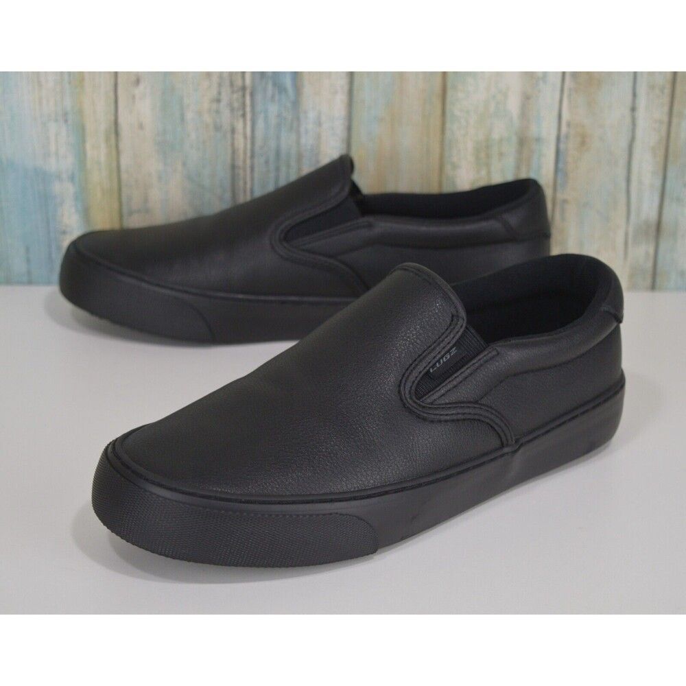 Lugz Women's Clipper LX Sneakers Size 9.5 Black Leather